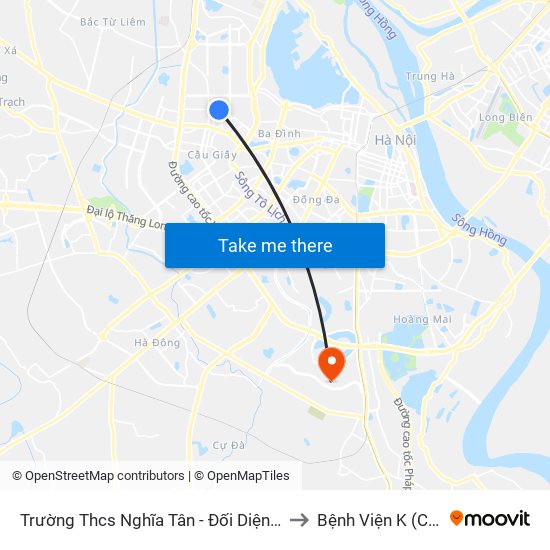 Trường Thcs Nghĩa Tân - Đối Diện 179 Tô Hiệu to Bệnh Viện K (Cơ Sở 2) map