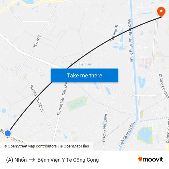 (A) Nhổn to Bệnh Viện Y Tế Công Cộng map