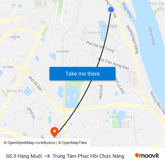 Số 3 Hàng Muối to Trung Tâm Phục Hồi Chức Năng map