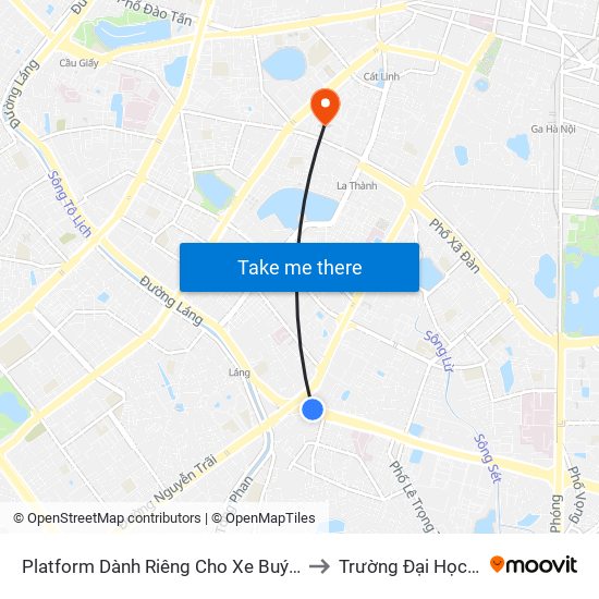 Platform Dành Riêng Cho Xe Buýt Trước Nhà 604 Trường Chinh to Trường Đại Học Văn Hoá Hà Nội map