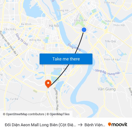 Đối Diện Aeon Mall Long Biên (Cột Điện T4a/2a-B Đường Cổ Linh) to Bệnh Viện Thanh Trì map