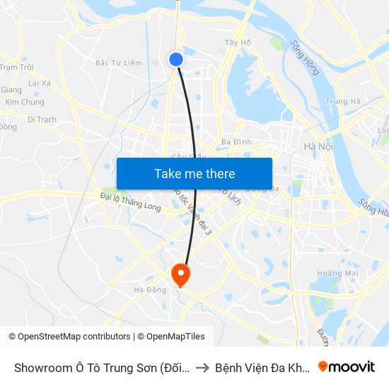 Showroom Ô Tô Trung Sơn (Đối Diện 315 Phạm Văn Đồng) to Bệnh Viện Đa Khoa Bình Minh 36 map