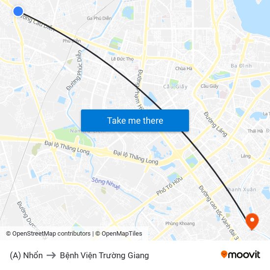 (A) Nhổn to Bệnh Viện Trường Giang map