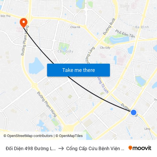 Đối Diện 498 Đường Láng to Cổng Cấp Cứu Bệnh Viện 19-8 map