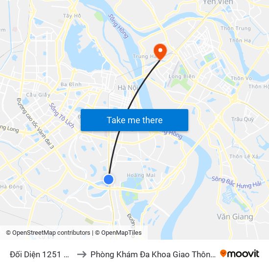 Đối Diện 1251 Giải Phóng to Phòng Khám Đa Khoa Giao Thông Vận Tải Gia Lâm map