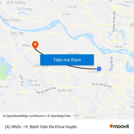 (A) Nhổn to Bệnh Viện Đa Khoa Huyện map