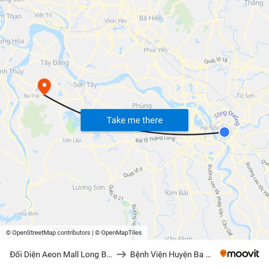 Đối Diện Aeon Mall Long Biên (Cột Điện T4a/2a-B Đường Cổ Linh) to Bệnh Viện Huyện Ba Vì-Phòng Khám Đa Khoa-Cấp Cứu map