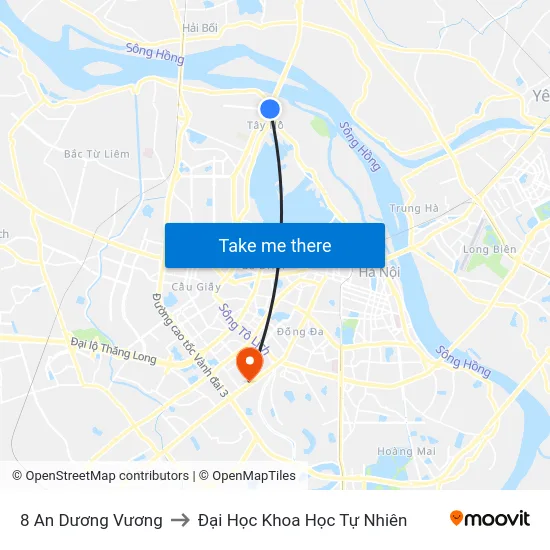 8 An Dương Vương to Đại Học Khoa Học Tự Nhiên map