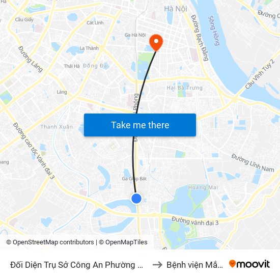 Đối Diện Trụ Sở Công An Phường Hoàng Liệt- 1277 Giải Phóng to Bệnh viện Mắt Trung Ương map