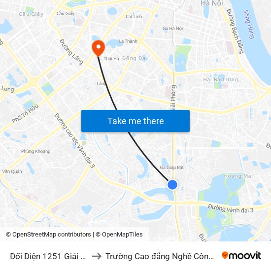 Đối Diện 1251 Giải Phóng to Trường Cao đẳng Nghề Công nghiệp map