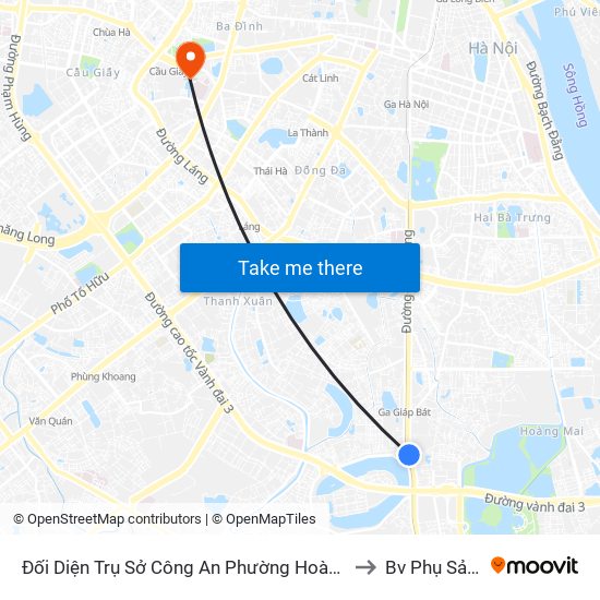 Đối Diện Trụ Sở Công An Phường Hoàng Liệt- 1277 Giải Phóng to Bv Phụ Sản Hà Nội map