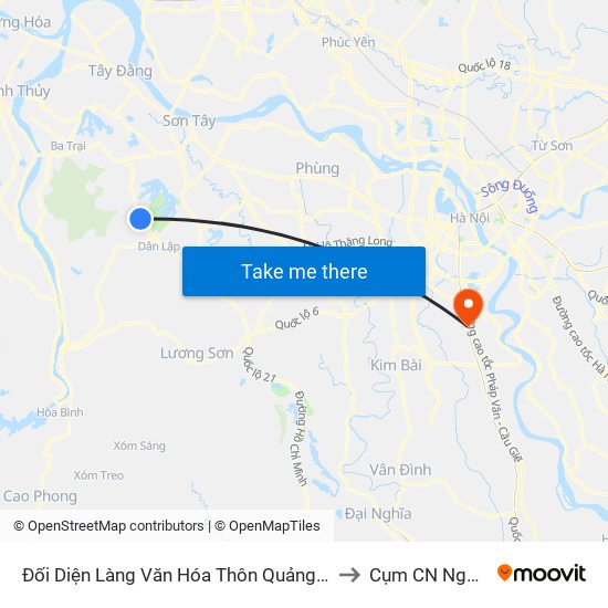 Đối Diện Làng Văn Hóa Thôn Quảng Phúc, Đt87 to Cụm CN Ngọc Hồi map