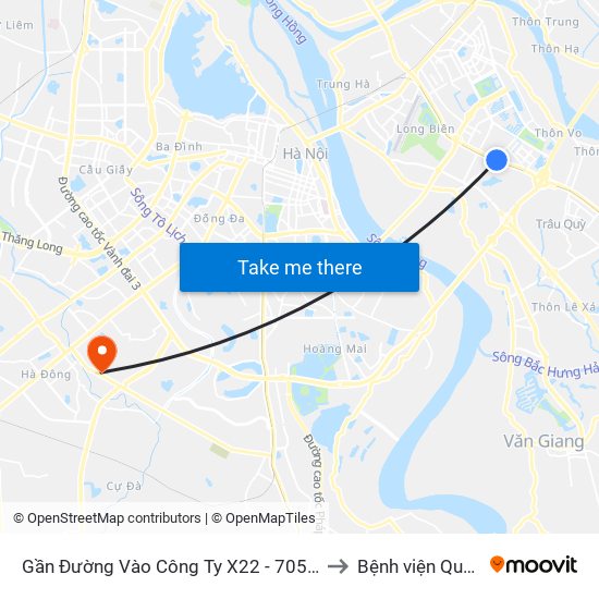 Gần Đường Vào Công Ty X22 - 705 Nguyễn Văn Linh to Bệnh viện Quân Y 103 map