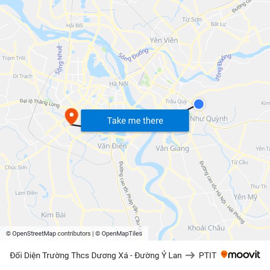 Đối Diện Trường Thcs Dương Xá - Đường Ỷ Lan to PTIT map