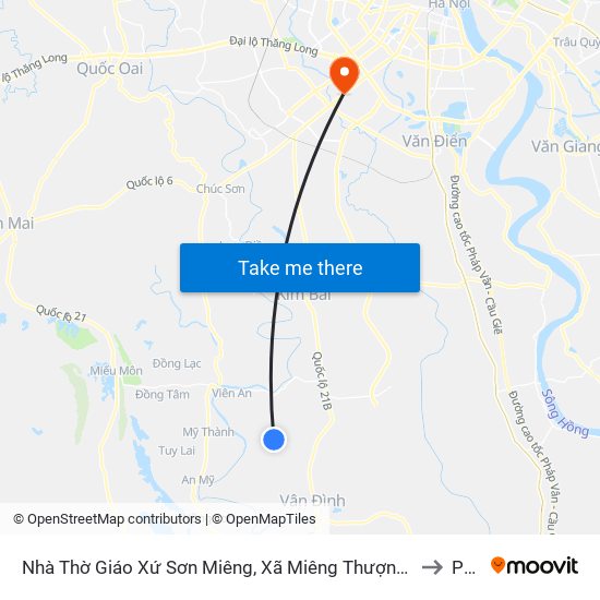 Nhà Thờ Giáo Xứ Sơn Miêng, Xã Miêng Thượng - Tỉnh Lộ 429b to PTIT map