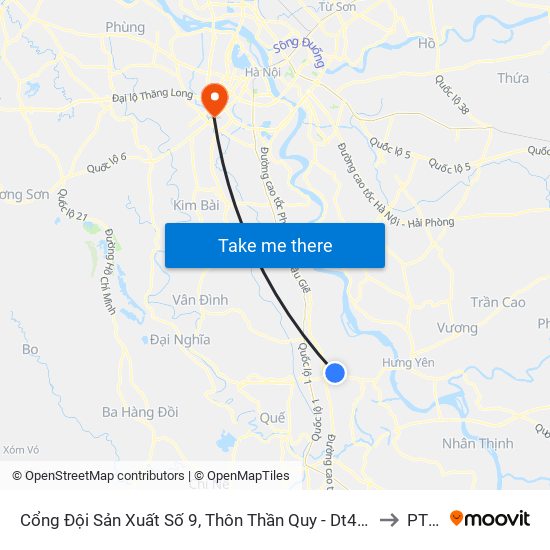 Cổng Đội Sản Xuất Số 9, Thôn Thần Quy - Dt428 to PTIT map