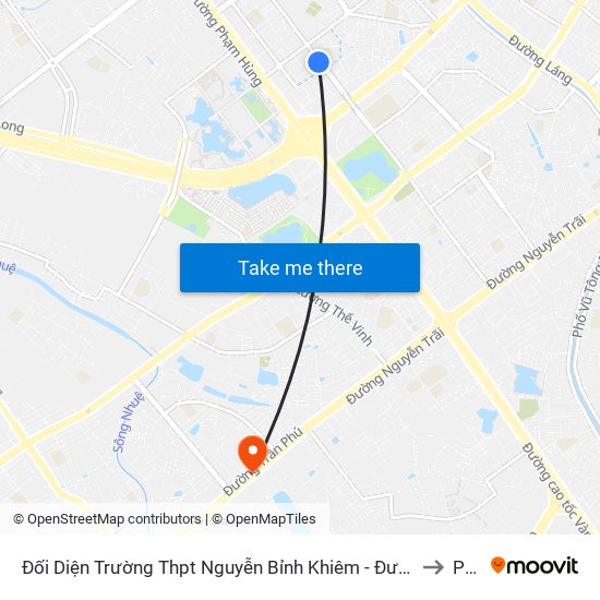 Đối Diện Trường Thpt Nguyễn Bỉnh Khiêm - Đường Nguyễn Chánh to PTIT map