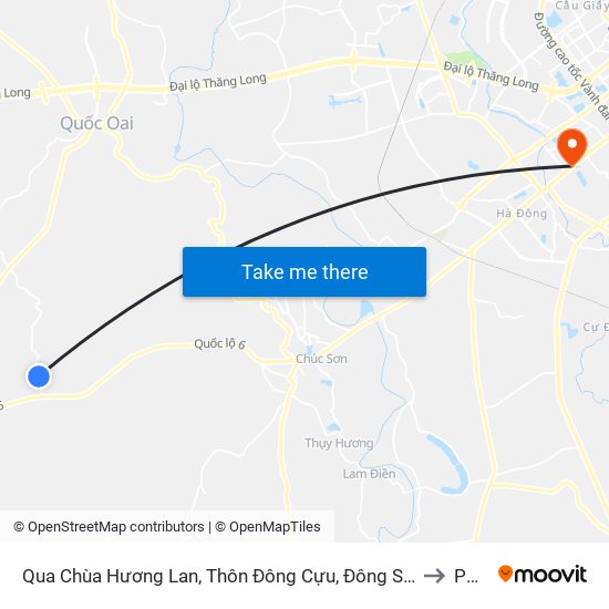 Qua Chùa Hương Lan, Thôn Đông Cựu, Đông Sơn 30m to PTIT map