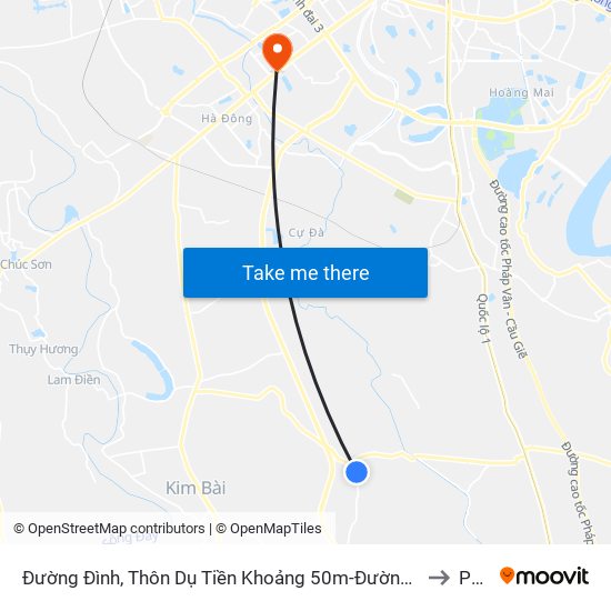 Đường Đình, Thôn Dụ Tiền Khoảng 50m-Đường Liên Thôn Xã to PTIT map