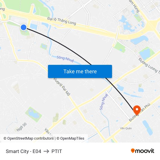 Smart City - E04 to PTIT map