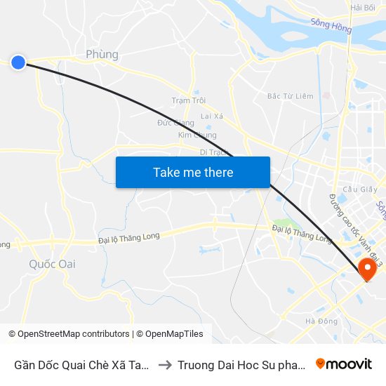 Gần Dốc Quai Chè Xã Tam Hiệp 70m - Quốc Lộ 32 to Truong Dai Hoc Su pham nghe thuat trung uong map