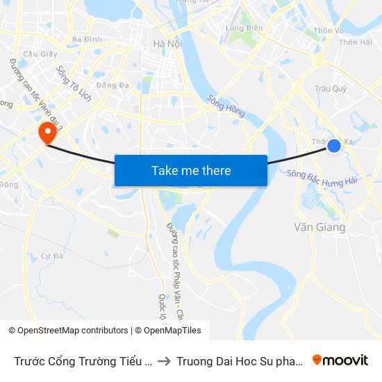 Trước Cổng Trường Tiểu Học Đa Tốn Khoảng 20m to Truong Dai Hoc Su pham nghe thuat trung uong map