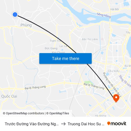 Trước Đường Vào Đường Nguyễn Đặng Phi - Khu Di Tích Đá La Thạch to Truong Dai Hoc Su pham nghe thuat trung uong map