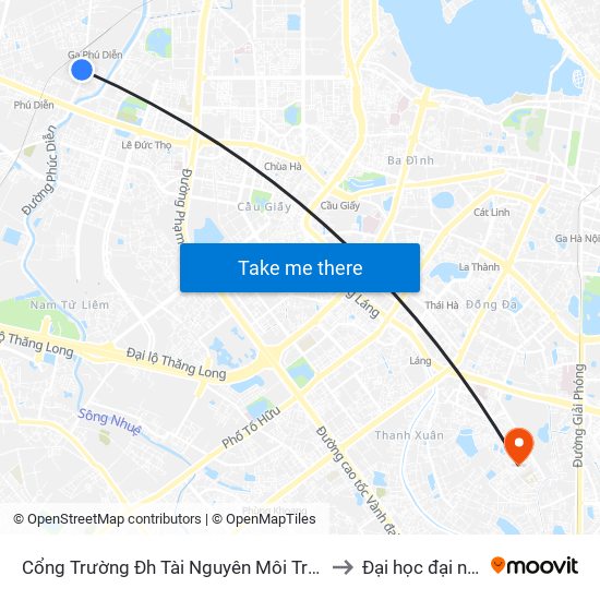 Cổng Trường Đh Tài Nguyên Môi Trường to Đại học đại nam map