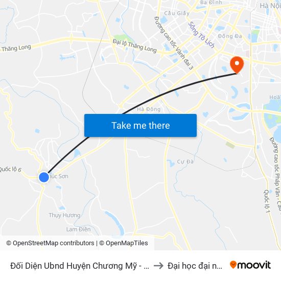 Đối Diện Ubnd Huyện Chương Mỹ - Ql6 to Đại học đại nam map