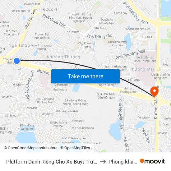 Platform Dành Riêng Cho Xe Buýt Trước Nhà 604 Trường Chinh to Phòng khám VIP 12 map