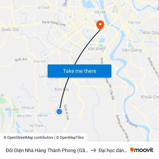 Đối Diện Nhà Hàng Thành Phong (Gần Biển Báo Chỉ Dẫn Hướng Đi Vác) - Tỉnh Lộ 429 to Đại học dân lập Phương Đông map