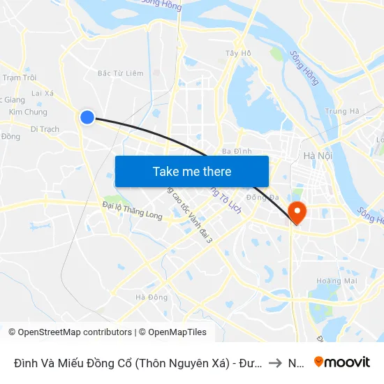 Đình Và Miếu Đồng Cổ (Thôn Nguyên Xá) - Đường 32 to NEU map