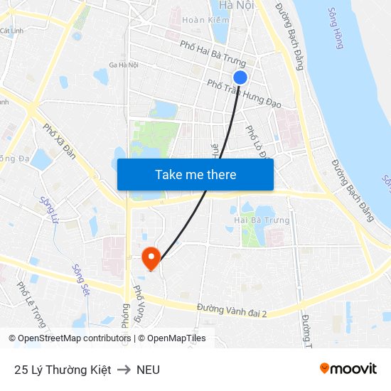 25 Lý Thường Kiệt to NEU map