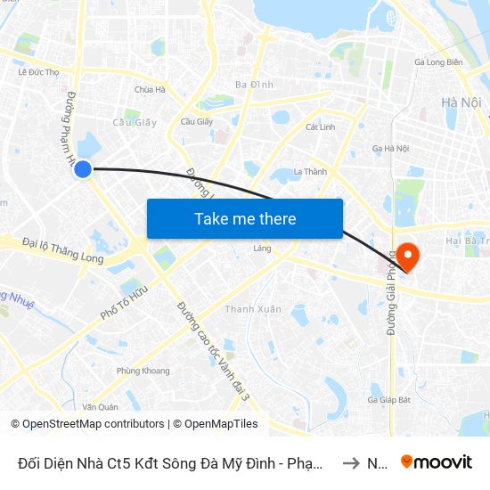 Đối Diện Nhà Ct5 Kđt Sông Đà Mỹ Đình - Phạm Hùng to NEU map