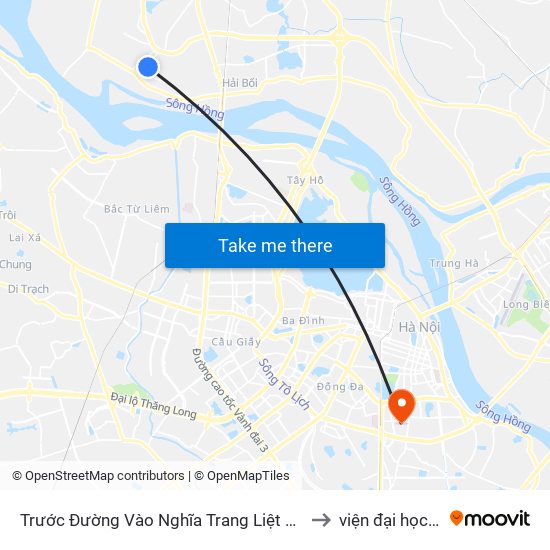 Trước Đường Vào Nghĩa Trang Liệt Sỹ Xã Võng La Khoảng 30 M to viện đại học Mở Hà Nội map