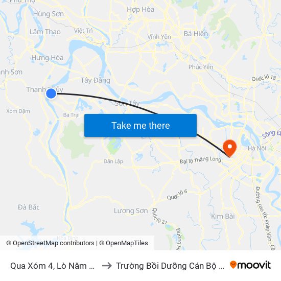 Qua Xóm 4, Lò Năm Tư 19m, Đt86 to Trường Bồi Dưỡng Cán Bộ Giáo Dục Hà Nội map