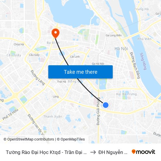 Tường Rào Đại Học Ktqd - Trần Đại Nghĩa to ĐH Nguyễn Trãi map