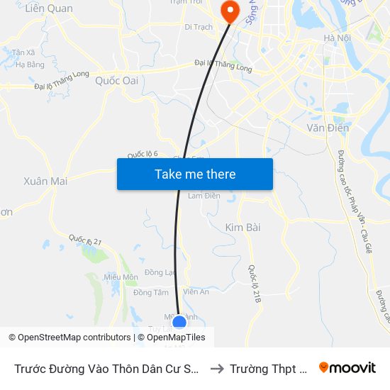 Trước Đường Vào Thôn Dân Cư Số 7, Thôn Vĩnh Lạc, Xã Mỹ Thành Khoảng 50m to Trường Thpt Nguyễn Thị Minh Khai map