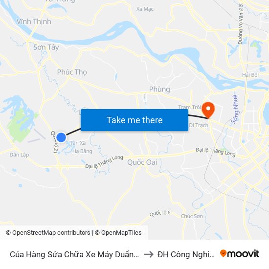 Của Hàng Sửa Chữa Xe Máy Duẩn An to ĐH Công Nghiệp map