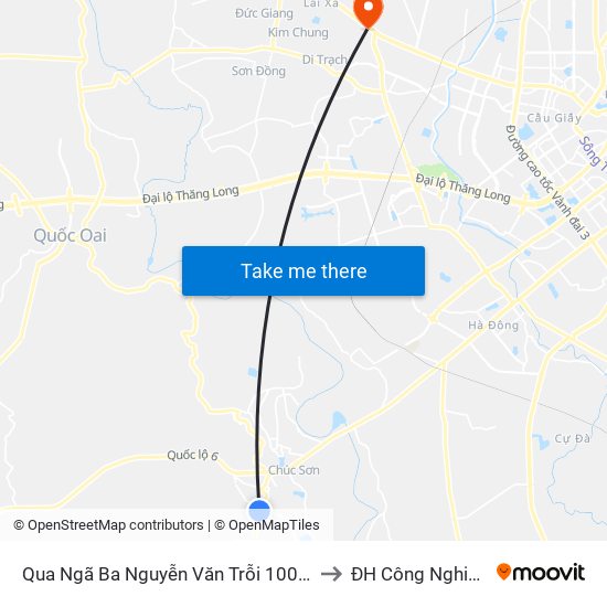 Qua Ngã Ba Nguyễn Văn Trỗi 100m to ĐH Công Nghiệp map