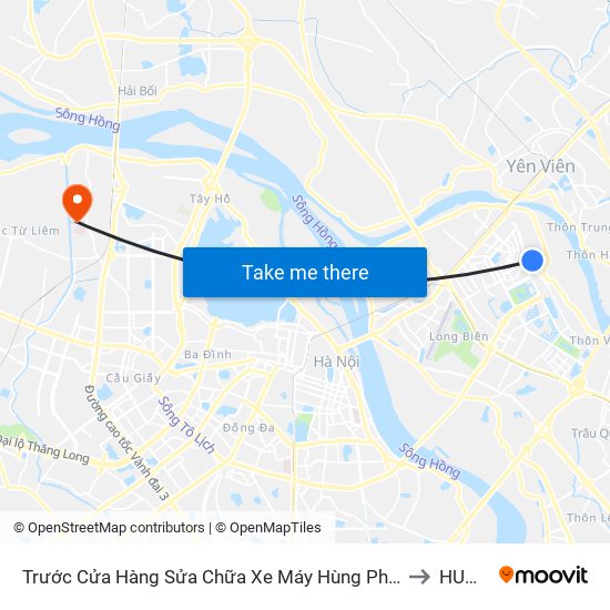 Trước Cửa Hàng Sửa Chữa Xe Máy Hùng Phi 15m to HUMG map