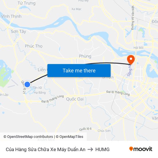 Của Hàng Sửa Chữa Xe Máy Duẩn An to HUMG map