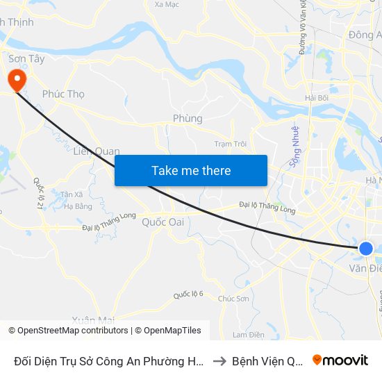 Đối Diện Trụ Sở Công An Phường Hoàng Liệt- 1277 Giải Phóng to Bệnh Viện Quân đội 105 map