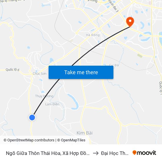 Ngõ Giữa Thôn Thái Hòa, Xã Hợp Đồng, Chương Mỹ, Tl 419 to Đại Học Thăng Long map