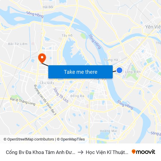 Cổng Bv Đa Khoa Tâm Anh Đường Phú Hựu to Học Viện Kĩ Thuật Quân Sự map