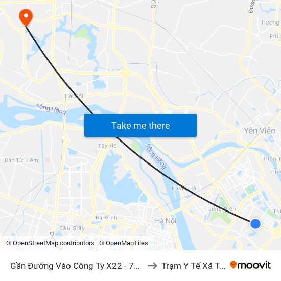 Gần Đường Vào Công Ty X22 - 705 Nguyễn Văn Linh to Trạm Y Tế Xã Tiền Phong map