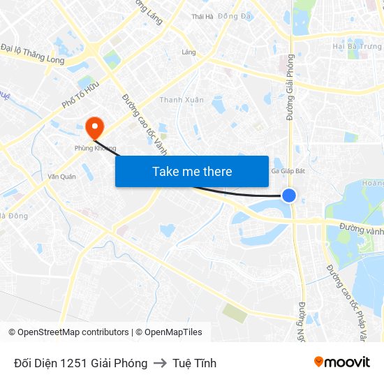 Đối Diện 1251 Giải Phóng to Tuệ Tĩnh map