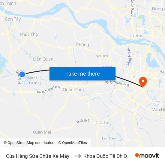 Của Hàng Sửa Chữa Xe Máy Duẩn An to Khoa Quốc Tế Đh Quôc Gia map