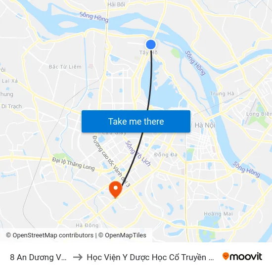 8 An Dương Vương to Học Viện Y Dược Học Cổ Truyền Việt Nam map