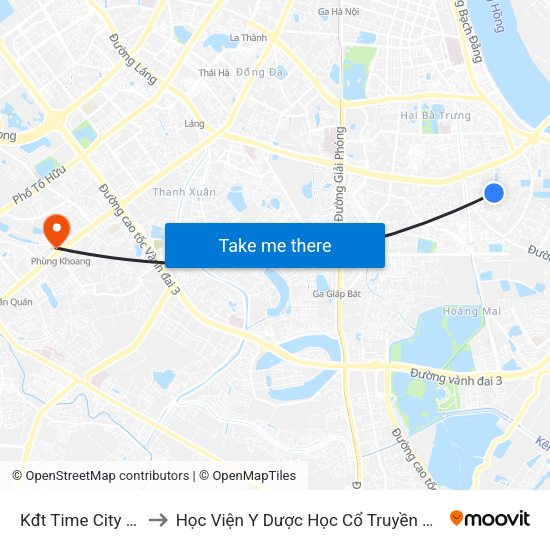 Kđt Time City - E08 to Học Viện Y Dược Học Cổ Truyền Việt Nam map